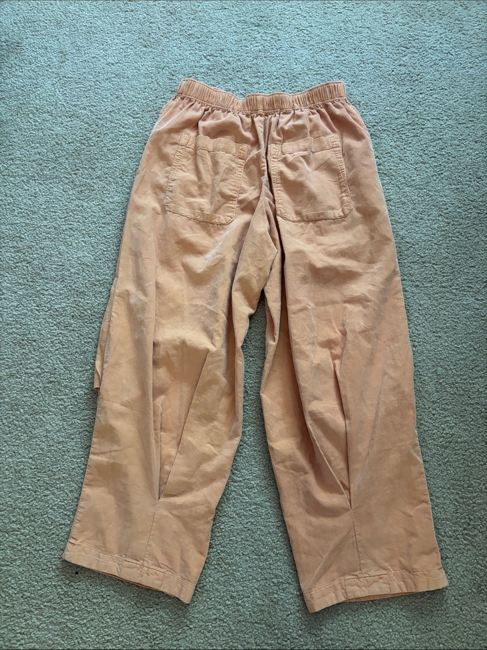 We The Free Peach Wide-Leg Corduroy Pants size XS - Picture 3 of 8